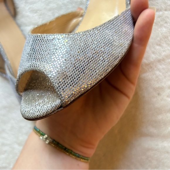 Silver Sparkly Kate Spade Heels - Picture 6 of 6